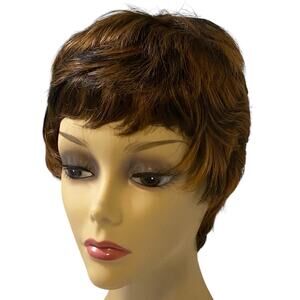 Amore Mio CARRIE Wig Everyday Razor Cut Pixie P4/27/30 Brown Blonde Highlights